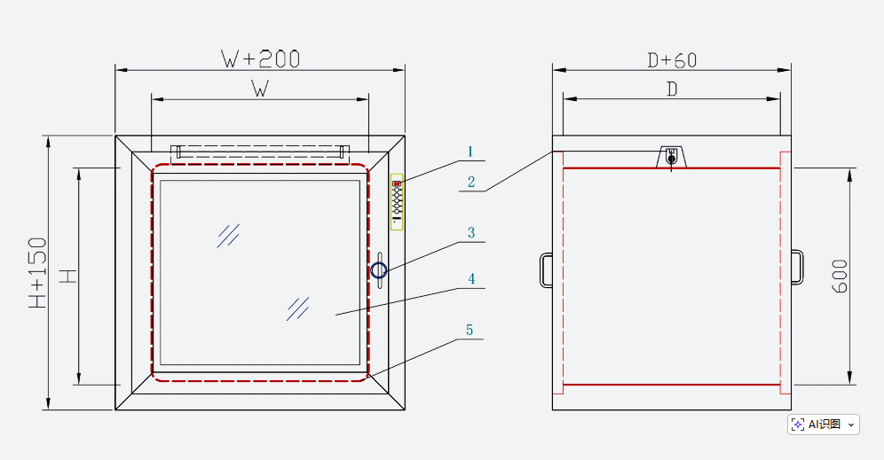 Static Pass Box